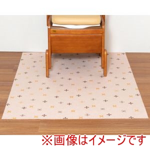 サンコー サンコー 278840 KC-02 消臭ポータブルトイレマット ベージュ