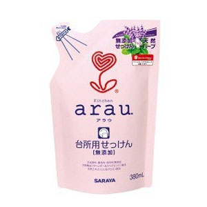 サラヤ SARAYA サラヤ arau. アラウ 台所用せっけん 詰替用 380ml