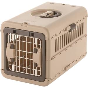 リッチェル Richell リッチェル キャンピングキャリー折りたたみ Sサイズ 内寸26.8×43.6×27.3Hcm ダークブラウン