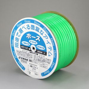 サンヨー サンヨー KC-15195D50G 抗菌クリアーホース 15×19.5 グリーン 50mドラム巻 メーカー直送 代引 北海道沖縄離島不可