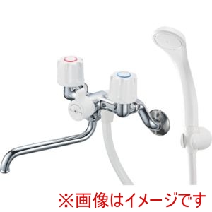 三栄水栓 SANEI 三栄水栓 SK11-W-13 ツーバルブシャワー混合栓 SANEI