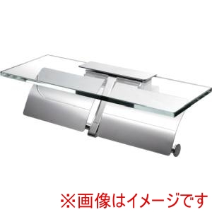 SANEI SANEI W2808 ダブルペーパーホルダー棚付 メーカー直送 代引不可 北海道沖縄離島不可