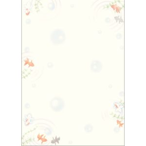 ササガワ ササガワ 4-1021 和柄用紙 和ごころ 金魚