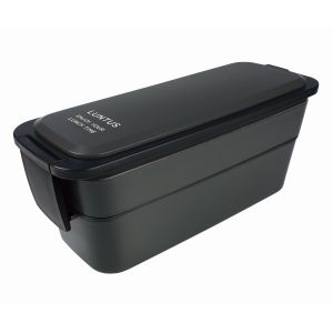 アスベル ASVEL アスベル ランタス ランチボックス バッグ付 2段 800ml ブラック FC-T800