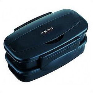 アスベル ASVEL アスベル 弁当箱 2段 830ml 箸付き レノ ランチボックス ブラック