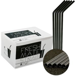 大黒工業 大黒工業 6403452 FMストレートストロー 黒 裸