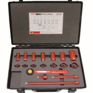 トップ工業 TOP トップ工業 ZSWS-318R 絶縁ソケットレンチセット 差込角9.5mm TOP