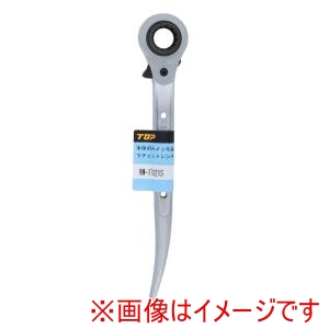 トップ工業 TOP トップ工業 Sラチェット本体メッキRM-17×21S TOP