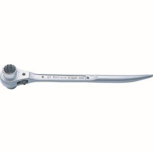 トップ工業 TOP トップ工業 RM-17X19N-S シノマガリラチェットレンチ 17X19mm TOP