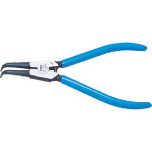 トップ工業 TOP トップ工業 SB-125F スナップリングプライヤ 軸用曲爪 使用範囲3～9mm TOP