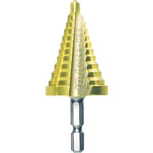 トップ工業 TOP トップ工業 ESD-412G 電動ドリル用ステップドリル 9段 4～12mm ゴールドタイプ TOP