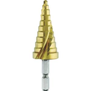 トップ工業 TOP トップ工業 ESD-422SG 電動ドリル用六角シャンクスパイラルステップドリル ゴールドタイプ TOP