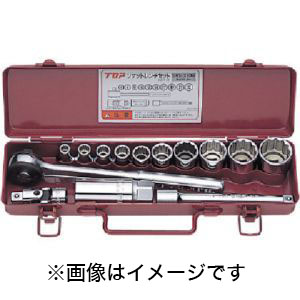 トップ工業 TOP トップ工業 SWS-310M ソケットレンチセット 差込角 9.5mm
