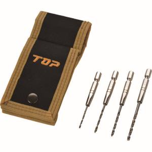 トップ工業 TOP トップ工業 ETD-2035DKS 鉄工ドリル4本セット TOP