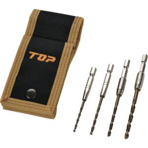 トップ工業 TOP トップ工業 ETD-3050DKS 鉄工ドリル4本セット TOP