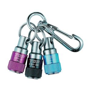 トップ工業 TOP トップ工業 ESH-BRBKN 携帯用ソケットホルダー3色セット 青 赤 黒 TOP