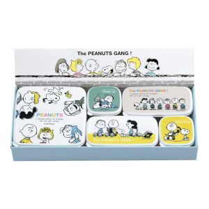 タマハシ タマハシ スヌーピー ブレイクタイム シール容器 5個セット SN-309 ピーナッツ