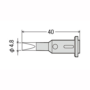 太洋電機 グット goot グット GP-510RT-4.8D 替こて先 GP-510用 goot 太洋電機