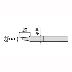 太洋電機 グット goot グット CXR-80RT-5C 替こて先 CX/CXR-60/80用 goot 太洋電機