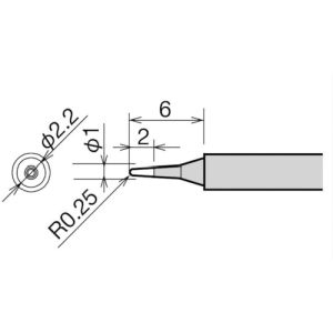 太洋電機 グット goot グット RX-81HRT-1.5K 替こて先 1.5K型 RX-812AS/802AS goot 太洋電機