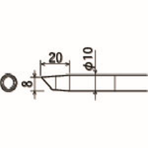 太洋電機 グット goot グット PX-40RT-8C 替こて先 8C型 PX-401用 goot 太洋電機