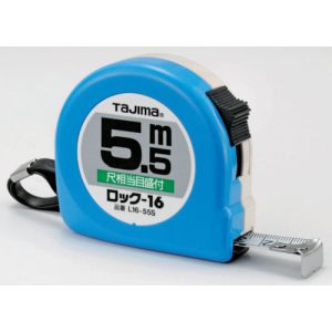 タジマ TAJIMA タジマ L1655SBL ロック-16 5.5m 尺相当目盛付 ブリスター
