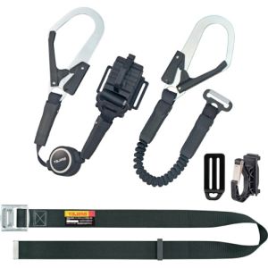 タジマ TAJIMA タジマ B1SLER-TL1WBK 胴ベルト用 ER150 縦型 L1ダブル スチールベルト Lセット
