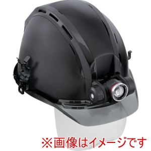タジマ TAJIMA タジマ HSMBSA1 ヘルメット セフメット セフ取付溝付ヘルメット アドバンスセット KJM ファン付 マットブラック シールド付