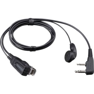 ケンウッド KENWOOD ケンウッド EMC-3A イヤホン付きクリップマイクロホン