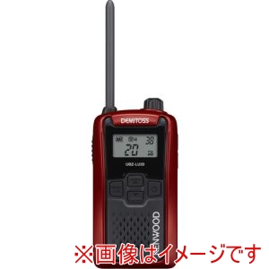 JVCケンウッド KENWOOD JVCケンウッド UBZ-LU20RD 特定小電力トランシーバー 交互通話 DEMITOSS レッド