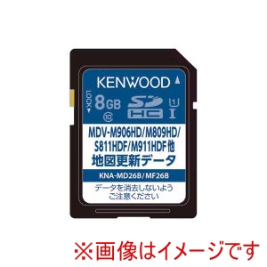 ケンウッド KENWOOD KENWOOD KNA-MD26B ナビゲーション用 地図更新データ用 SDカード 2025年秋締めデータ