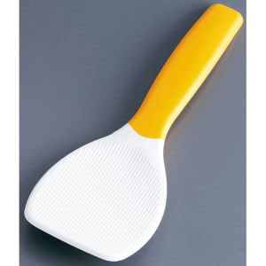 花井化成 抗菌 魔法のおしゃもじさん(溝付)19cm イエロー BSY5403