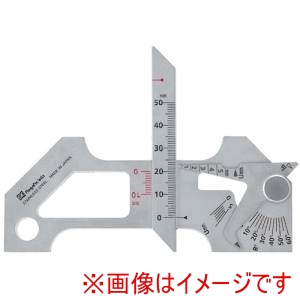 新潟精機 SK SK WG-3 溶接ゲージ 脚長/余盛/すみ肉のど厚/食い違い段差/アンダーカット/ベベル角度/ルート間隔 新潟精機