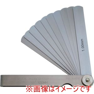 新潟精機 SK SK 100MH スキマゲージ シクネスゲージ 100MH 100mm 10枚 厚さ0.10～1.00mm 新潟精機