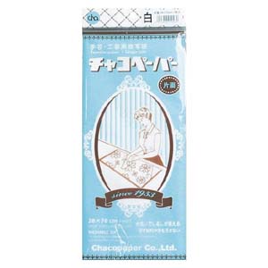 チャコペーパー チャコペーパー チャコペーパー 片面 大 白 70ｘ28cm A-3