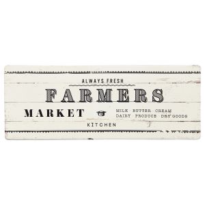 ベストコ BESTOCO ベストコ キッチンマット 45×120cm ファーマーズマーケット ホワイト さらっと拭ける ぷにぷに触感 ND-9854