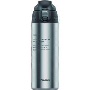 ベストコ BESTOCO ベストコ ステンレスボトル ストレートドリンク 保冷専用 ワンタッチオープン 550ml マットクリア AJC-MA55 MC