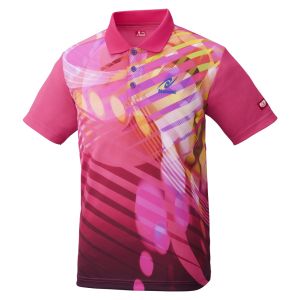 ニッタク Nittaku ニッタク 卓球アパレル TOROPIC SHIRT トロピックシャツ 男女兼用 ピンク 3S NW2190