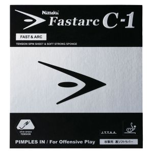 ニッタク Nittaku ニッタク 卓球ラバー ファスターク C-1 ブラック A NR8706