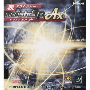 ニッタク Nittaku ニッタク 表ソフトラバー モリストSP AX ブラック 71 厚 NR8723