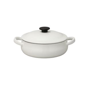 野田琺瑯 NodaHoro 野田琺瑯 ルーク 浅型キャセロール 25cm LK-25S