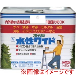 ニッぺ ニッぺ HTA103-7 水性フレッシュワイド 7L ホワイト