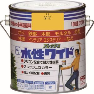 ニッぺ ニッぺ 4976124024412 水性フレッシュワイド 0.7L イエロー HTA104-0.7