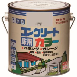 ニッぺ ニッぺ 4976124091209 水性コンクリートカラー 0.7L つやありライトグレー HPT411-0.7