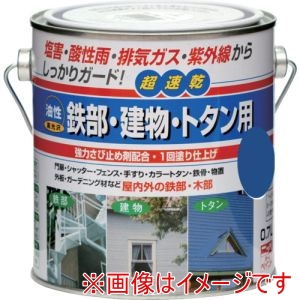 ニッぺ ニッぺ HUB111-0.7 油性鉄部･建物･トタン用 0.7L アオ