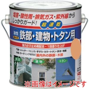 ニッぺ ニッぺ HUB122-0.7 油性鉄部･建物･トタン用 0.7L アースベージュ