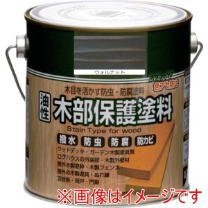 ニッぺ ニッぺ HYM008-0.7 油性木部保護塗料 0.7L ウォルナット