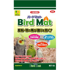 三晃商会 SANKO 三晃商会 バードマット 5L 天然素材敷き材 鳥 床材