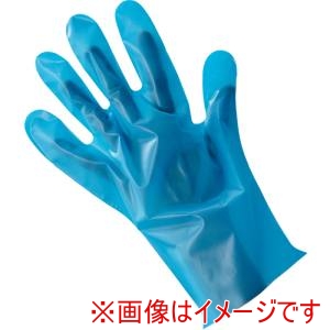 宇都宮製作 トーマ 宇都宮製作 LPE0141SEBBS バイオマス手袋PE ブルー箱入 100枚入 S