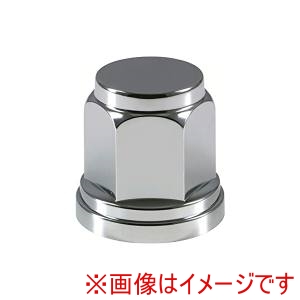 ジェットイノウエ JET INOUE  ジェットイノウエ 500444 フラットナットカバー ISO33mm 樹脂/クロームメッキ 高さ51mm 10個入